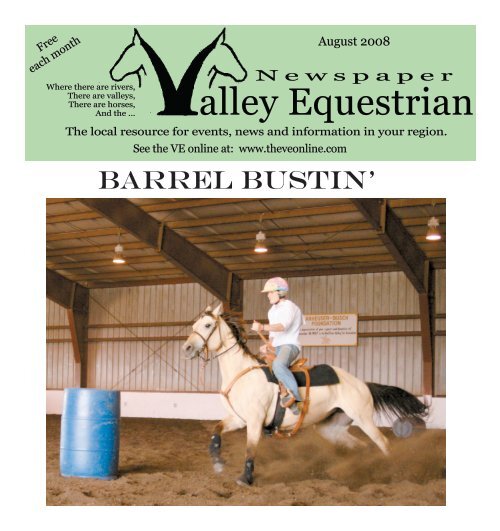 August 2008 - The Valley Equestrian Newspaper