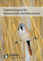 Vogelberingung für Wissenschaft und Naturschutz - The European ...