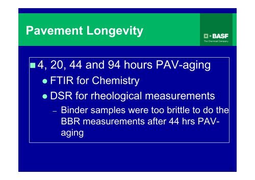 Characterization of Evotherm Warm Mix Binder - Petersen Asphalt ...