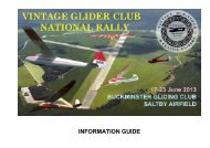 INFORMATION GUIDE - Vintage Glider Club