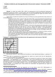 Prix des maisons et prix des appartements 2011 - cgedd