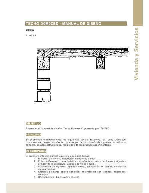 Techo domozed-manual de diseÃ±o - Ideassonline.org
