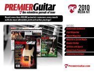Media Kit - Premier Guitar
