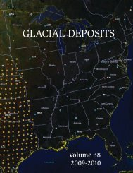 Glacial Deposits.indd - Department of Geography - Geology - Illinois ...