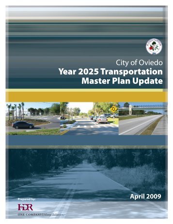 Year 2025 Transportation Master Plan Update - City of Oviedo