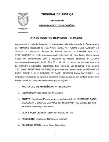 09/06 - TJPR