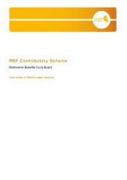RBF Contributory Scheme Contributions - SuperFacts.com