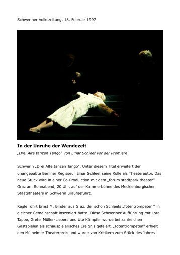 970218 Schweriner Volkszeitung (pdf) - dramagraz