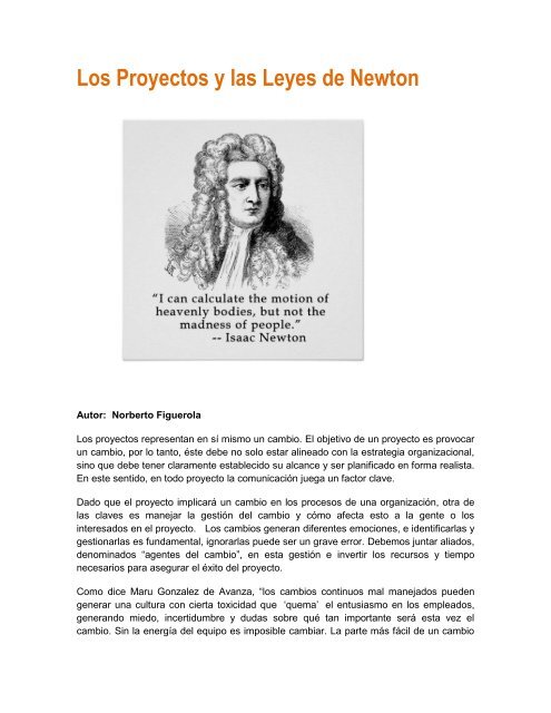 los-proyectos-y-las-leyes-de-newton