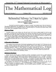 February 2002 - Mu Alpha Theta