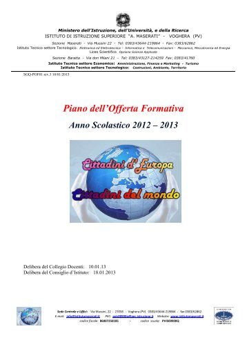 Download (file pdf) - Istituto Istruzione Superiore Maserati