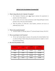 FAQ's & T's & C's for Valentine's Promotion 2012 1 ... - Digicel Jamaica