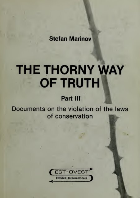 The thorny way of truth - Free Energy Community