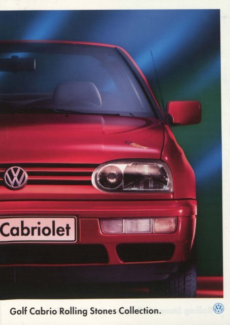 Golf Ccbrio Rolling Stones Collection. - Volkswagen Classic