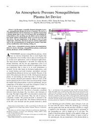 An Atmospheric Pressure Nonequilibrium Plasma Jet ... - IEEE Xplore