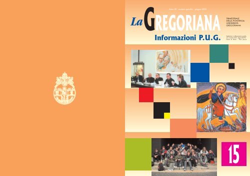 GREGORIANA 15 - Pontifical Gregorian University