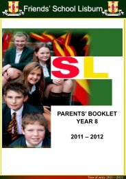 Year 8 Parents - Friends' School Lisburn
