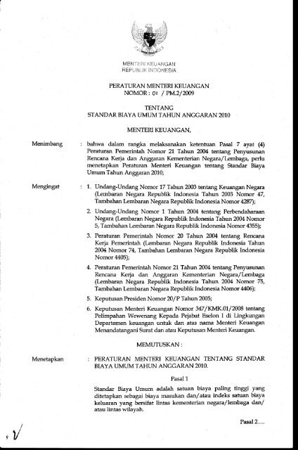 Pmk 01 2009 Sbu2010 Pdf Batan