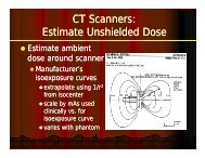 NCRP #147 CT Approach With Updated Data