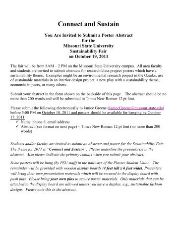 Download poster submission guidelines - University Blogs