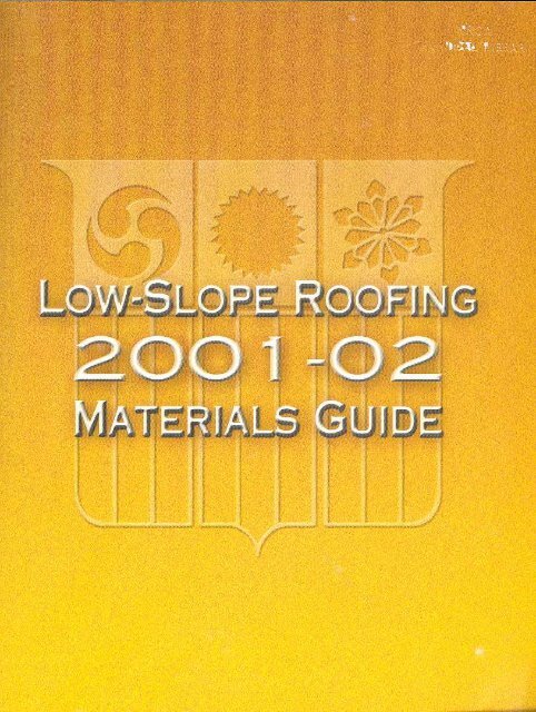 To Roof Coverings National Roofing Contractors Association