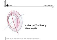 callas pdfToolbox 4 - Impressed