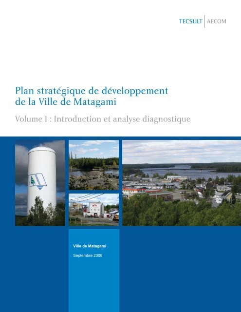 Plan stratÃ©gique de dÃ©veloppement de la Ville de Matagami