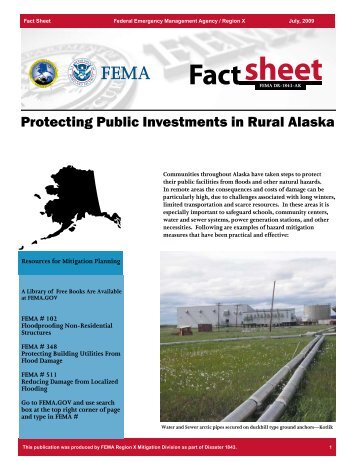 Infrastructure Flood Mitigation Fact Sheet