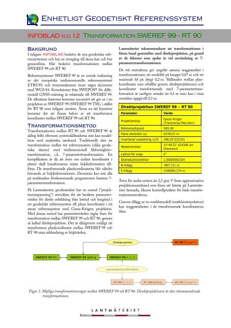 Infoblad 12 (pdf) - LantmÃ¤teriet