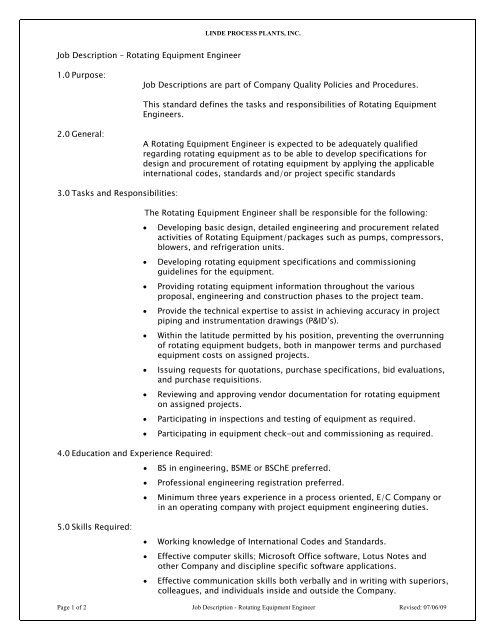 Rotating Equipment Engineer Linde Process Plants Inc rotating-equipment-engineer-linde-process-plants-inc