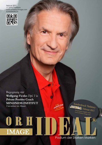 Orhideal IMAGE Magazin - Februar 2015 - Unternehmer des Monats - Wolfgang Ficzko