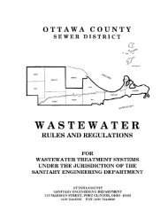 ottawa county sewer district wastewater rules and regulations for ...