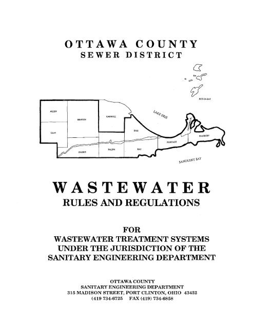 ottawa county sewer district wastewater rules and regulations for ...