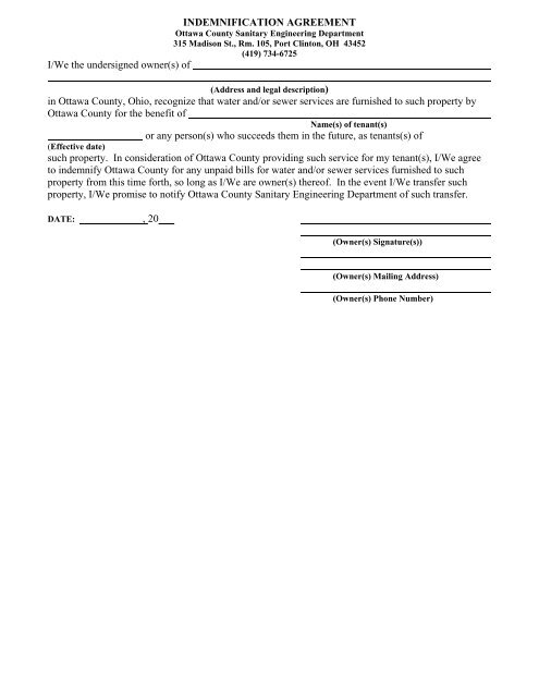 ottawa county sewer district wastewater rules and regulations for ...