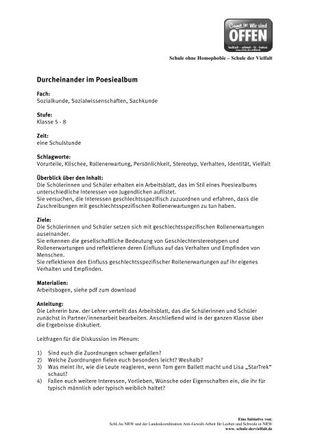 Komplettes Modul als PDF - Schule der Vielfalt