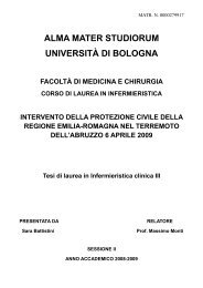 ALMA MATER STUDIORUM UNIVERSITÃ DI BOLOGNA - chittalink