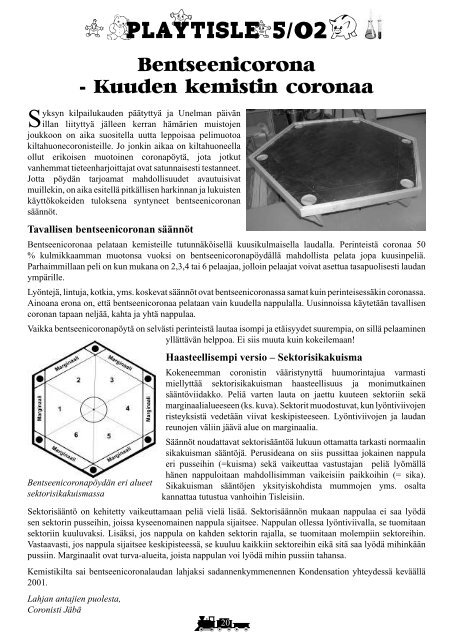 JOULUN KUUMIMM T LEIKIT - Kemistikilta