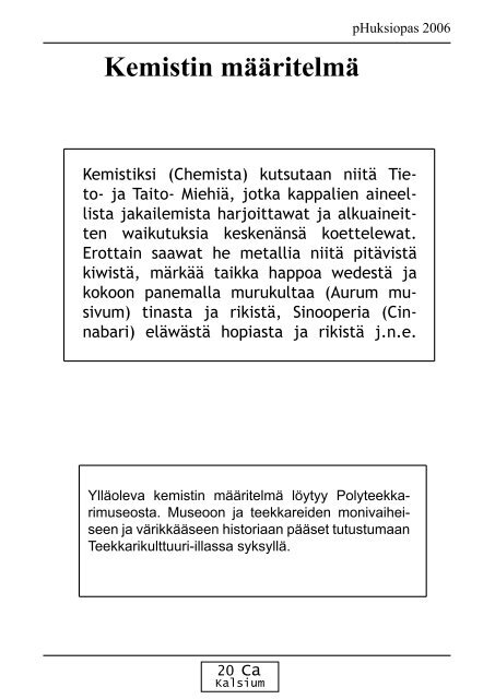 pHuksiopas 2006.pdf - Kemistikilta