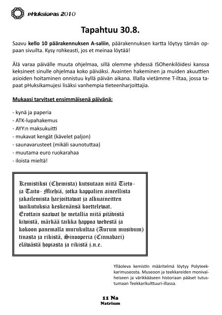 pHuksiopas 2010.pdf - Kemistikilta