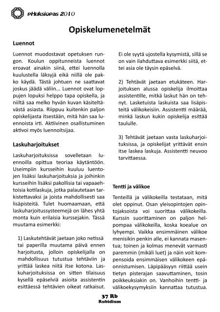 pHuksiopas 2010.pdf - Kemistikilta