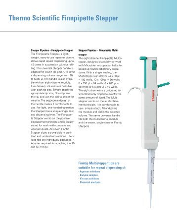 Thermo Scientific Finnpipette Stepper - profilab