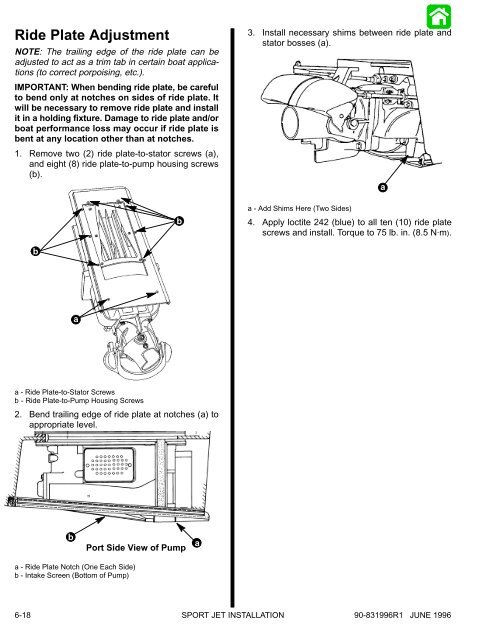 SPORT JET INSTALLATION