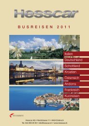 B U S R E I S E N 2 0 1 1 - Hesscar AG