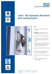 Download the autoLock AV2+ Brochure - Winkhaus