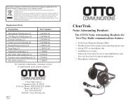 ClearTrak Instruction Manual - Otto