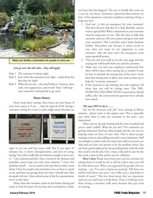 Download the January/February 2010 PDF - Pond Trade Magazine
