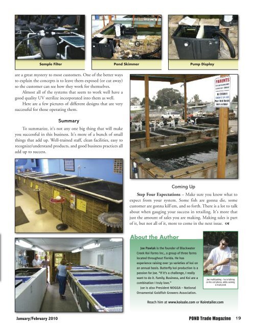 Download the January/February 2010 PDF - Pond Trade Magazine