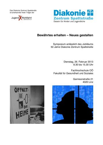 Symposium 2013 – Einladung und Programm - Zentrum Spattstrasse
