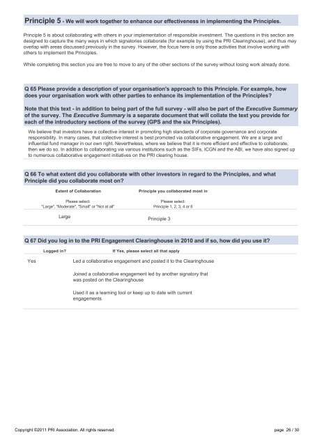 Aviva Investors - Principles for Responsible Investment