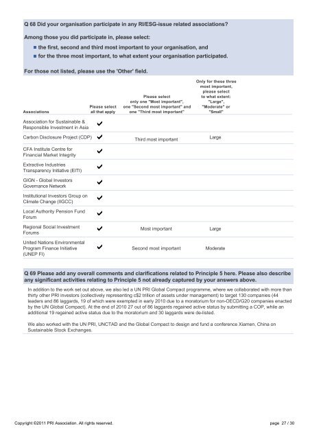 Aviva Investors - Principles for Responsible Investment